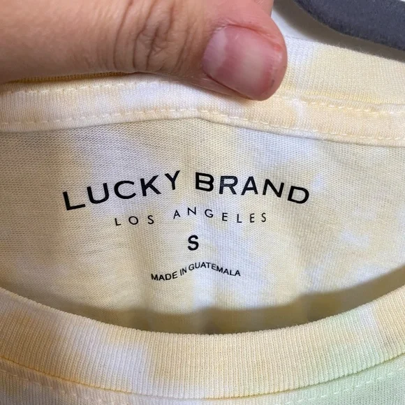 LUCKY BRAND womans graphic T-short sleeve tie dye size small NWT - Picture 8 of 11